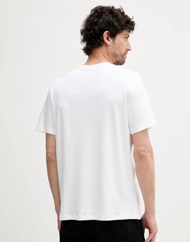 SS SUPIMA CHEST EMB CREWNECK TEE