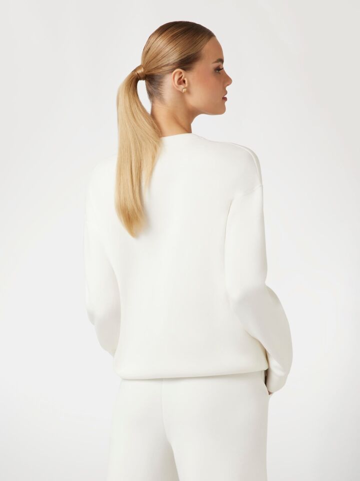 CECILIA CN SWEATSHIR - ECO SOFT TECH SCUBA 340