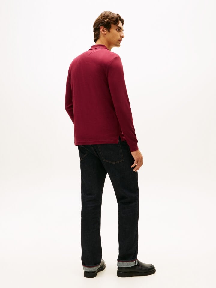 L/S LIQUID COTTON REG POLO