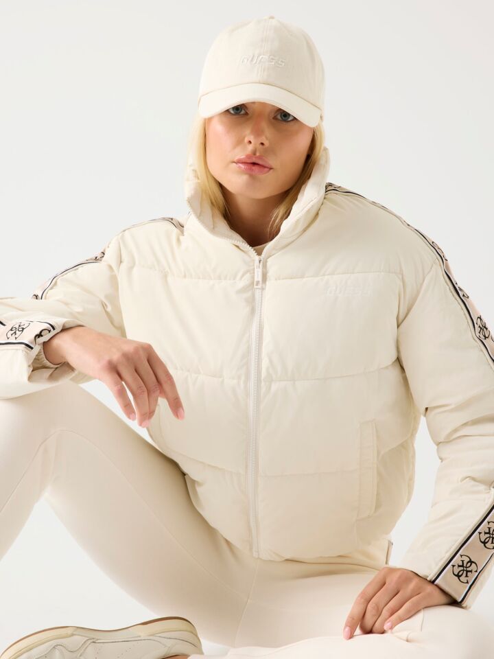 NEW JEAN PUFFER JACK - OILSKIN BRIGTH RECY POLYESTER