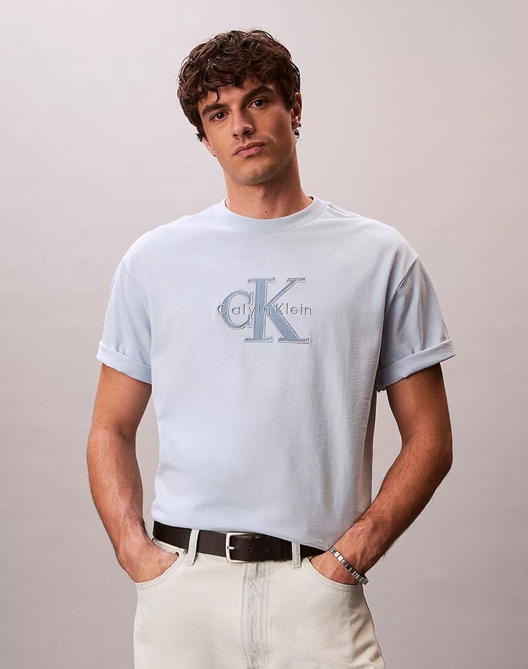 SS 16S ELEVATED MONOLOGO TEE