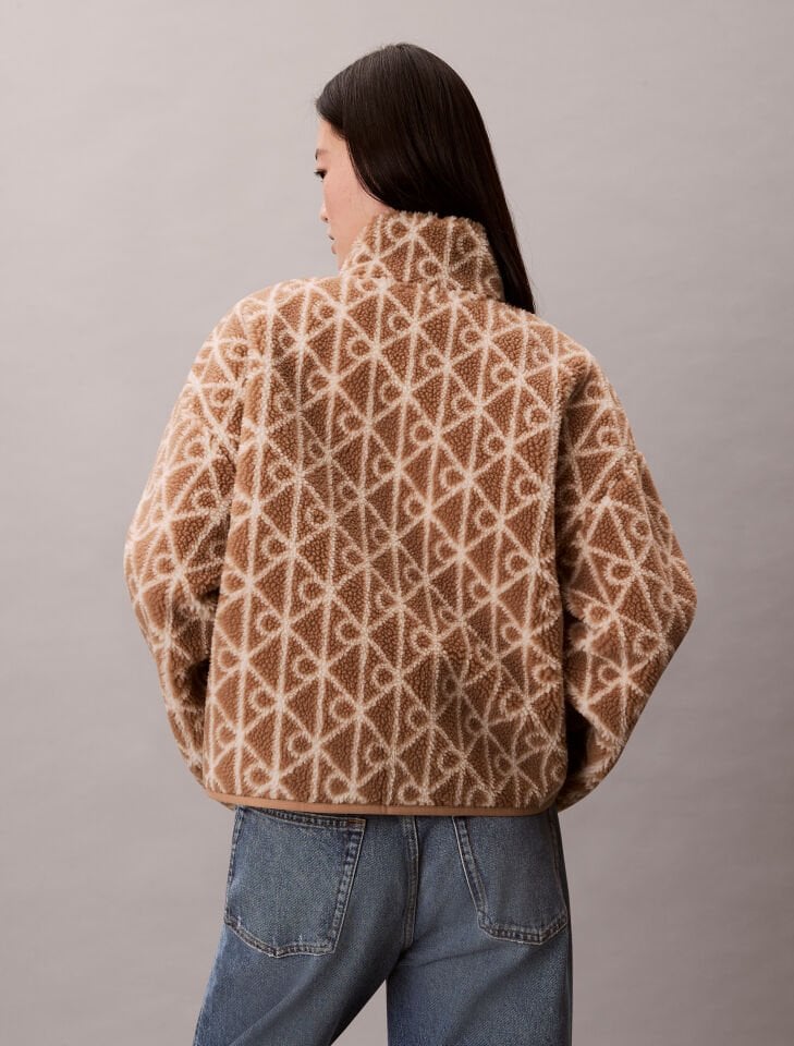 LS AOP SHERPA JACKET
