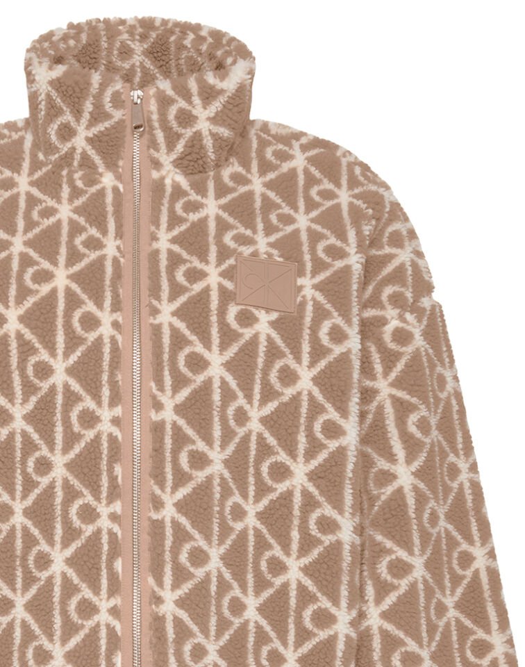 LS AOP SHERPA JACKET