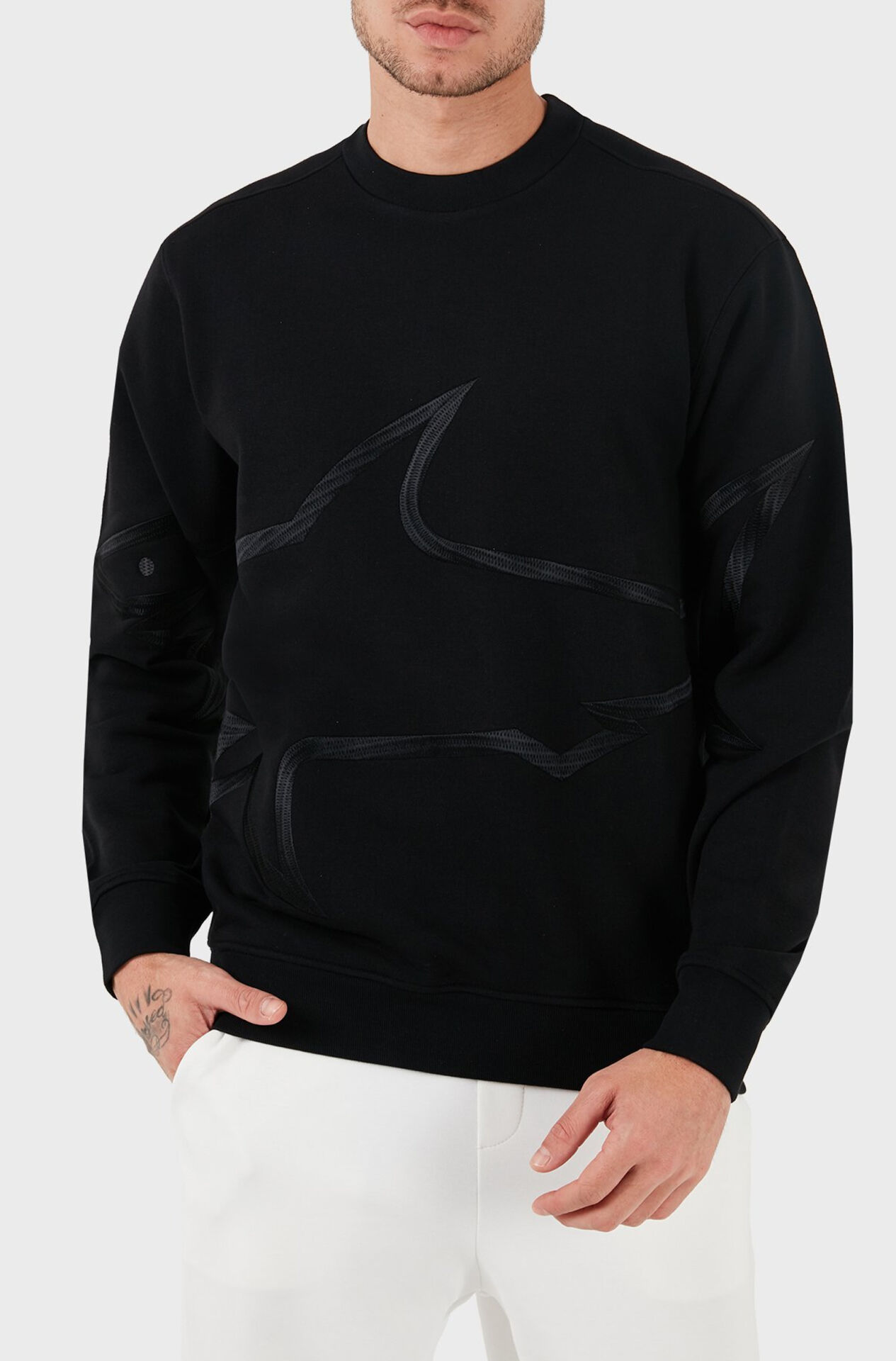Paul & Shark Erkek Siyah Sweatshirt