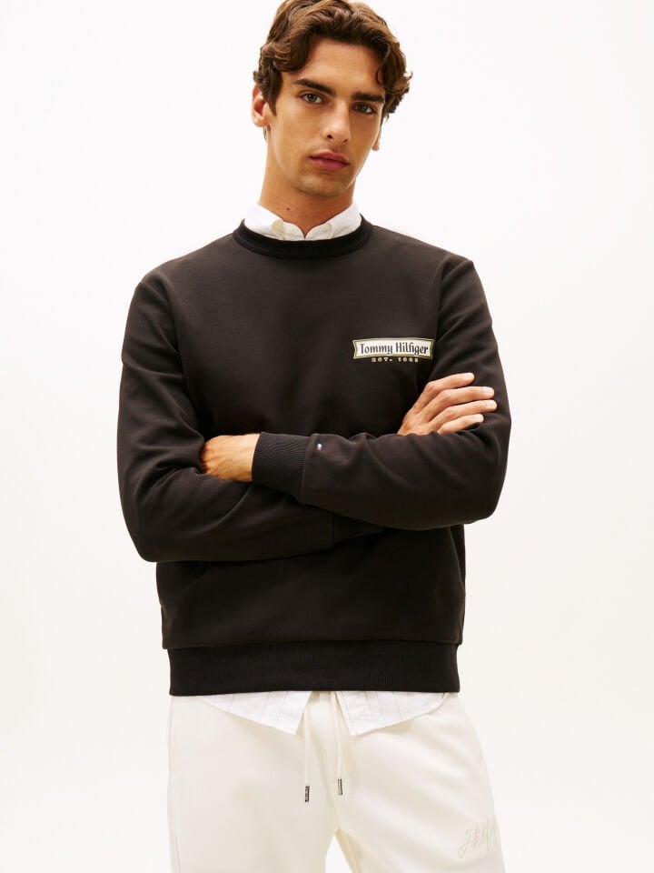 DINER MOTIF INTECHNO SWEATSHIRT