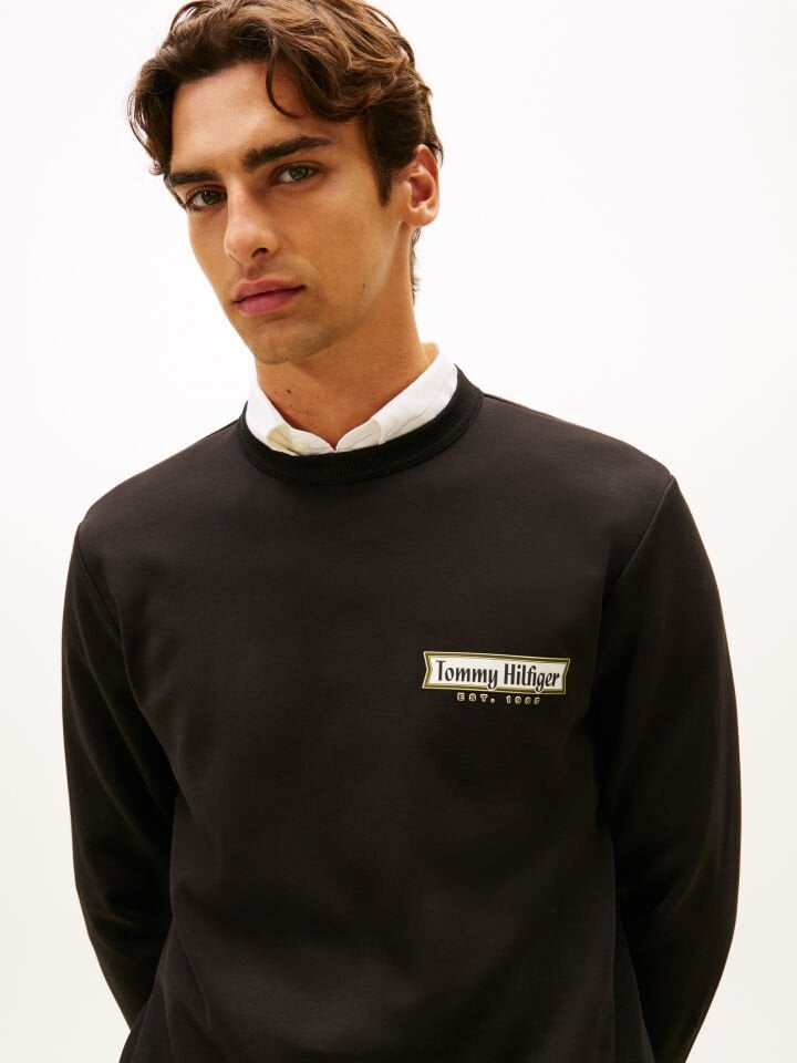 DINER MOTIF INTECHNO SWEATSHIRT