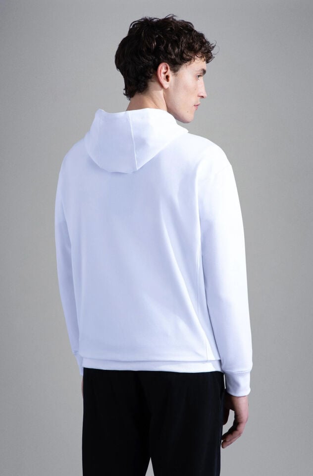 Paul & Shark Erkek Beyaz Sweatshirt