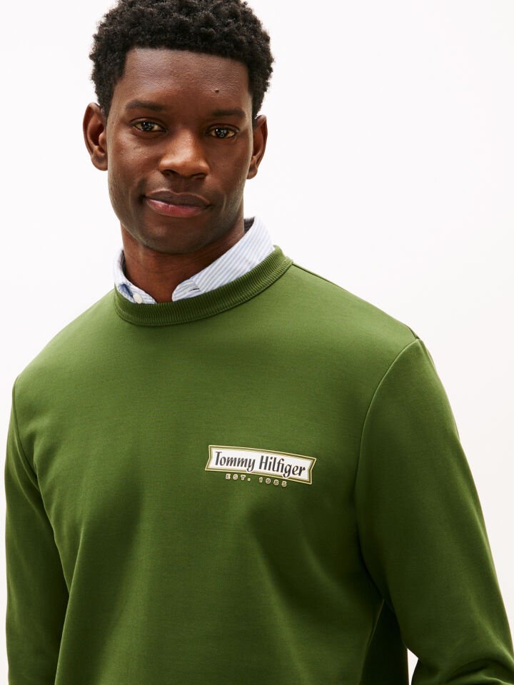 DINER MOTIF INTECHNO SWEATSHIRT