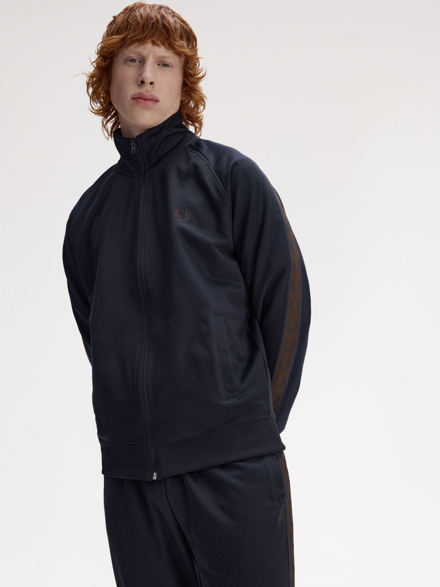 CONTRAST TAPE TRACK JACKET