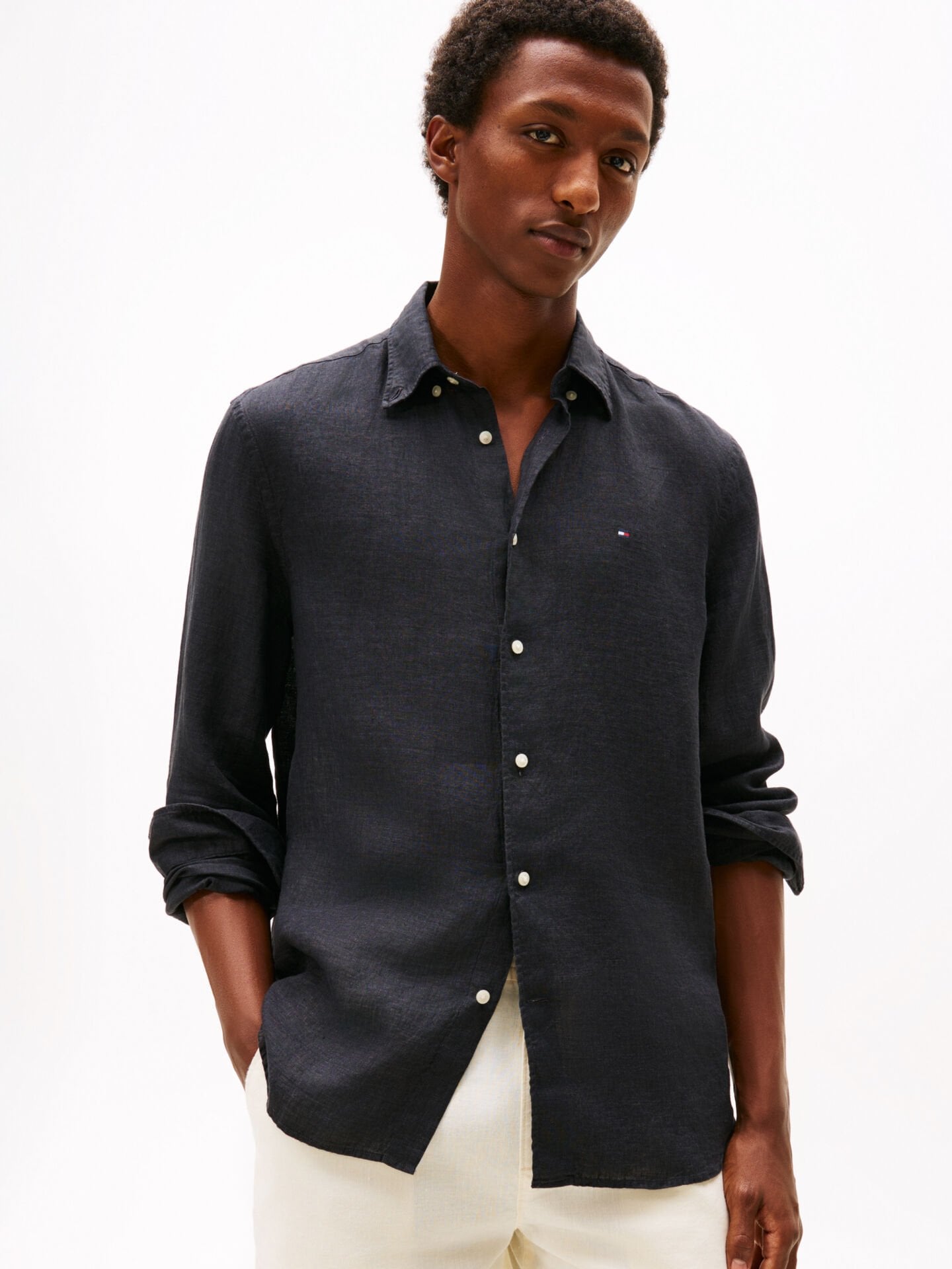 PIGMENT DYED LI SOLID RF SHIRT