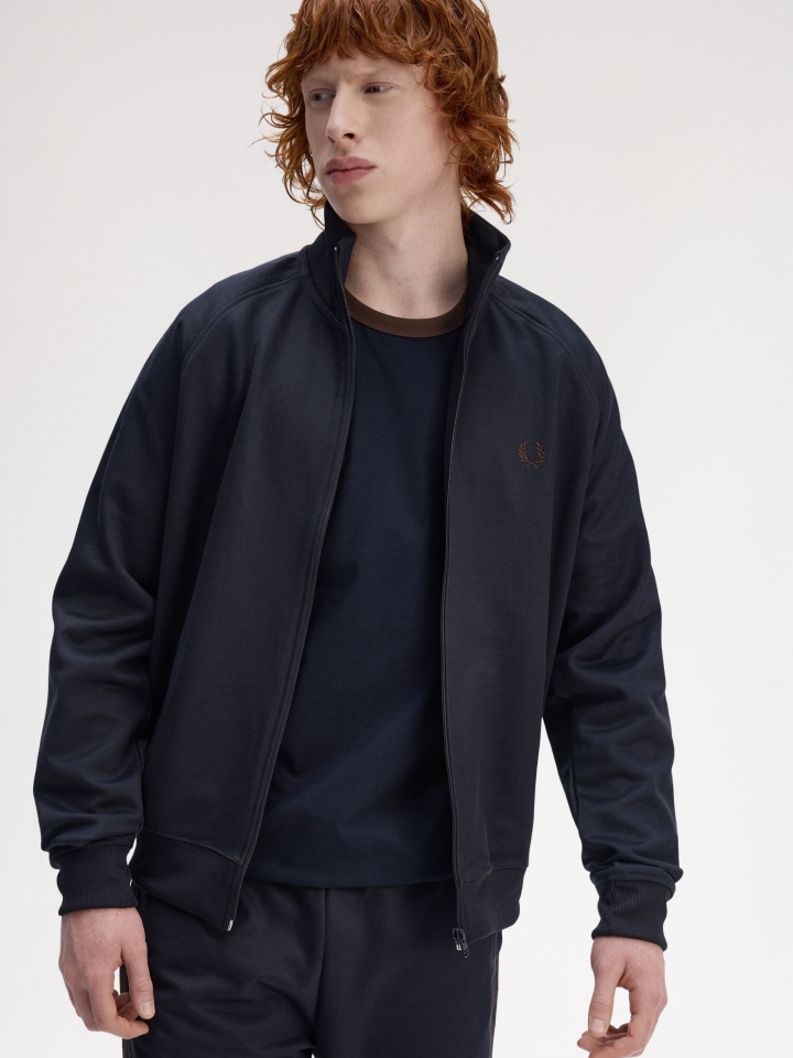 CONTRAST TAPE TRACK JACKET