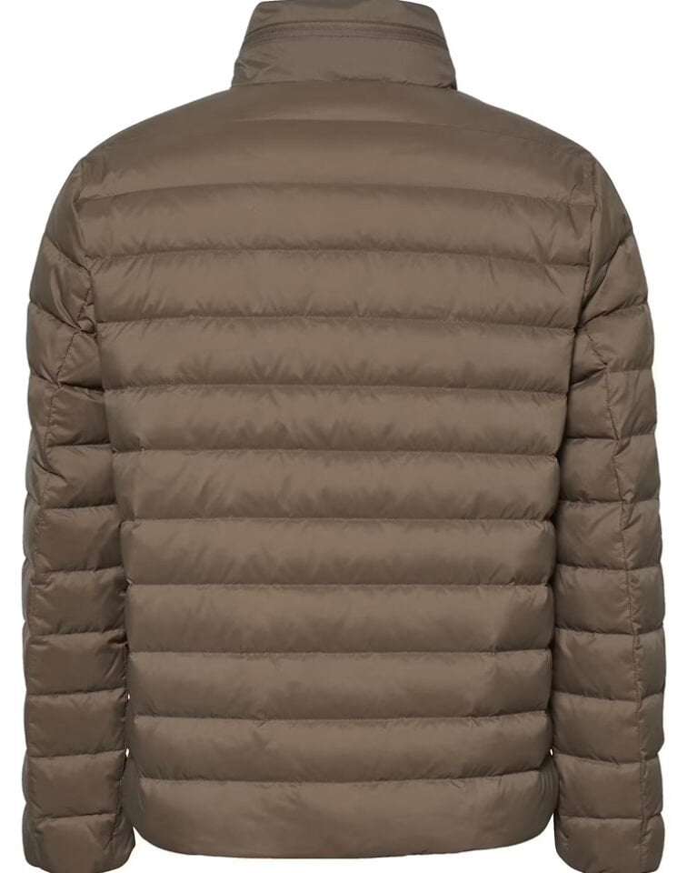 LS NYLON LT WT HOODED FZ PUFFER