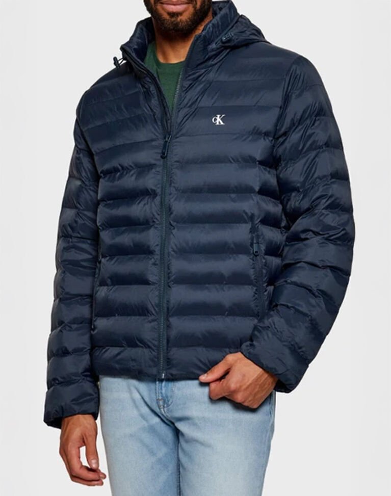 LS NYLON LT WT HOODED FZ PUFFER