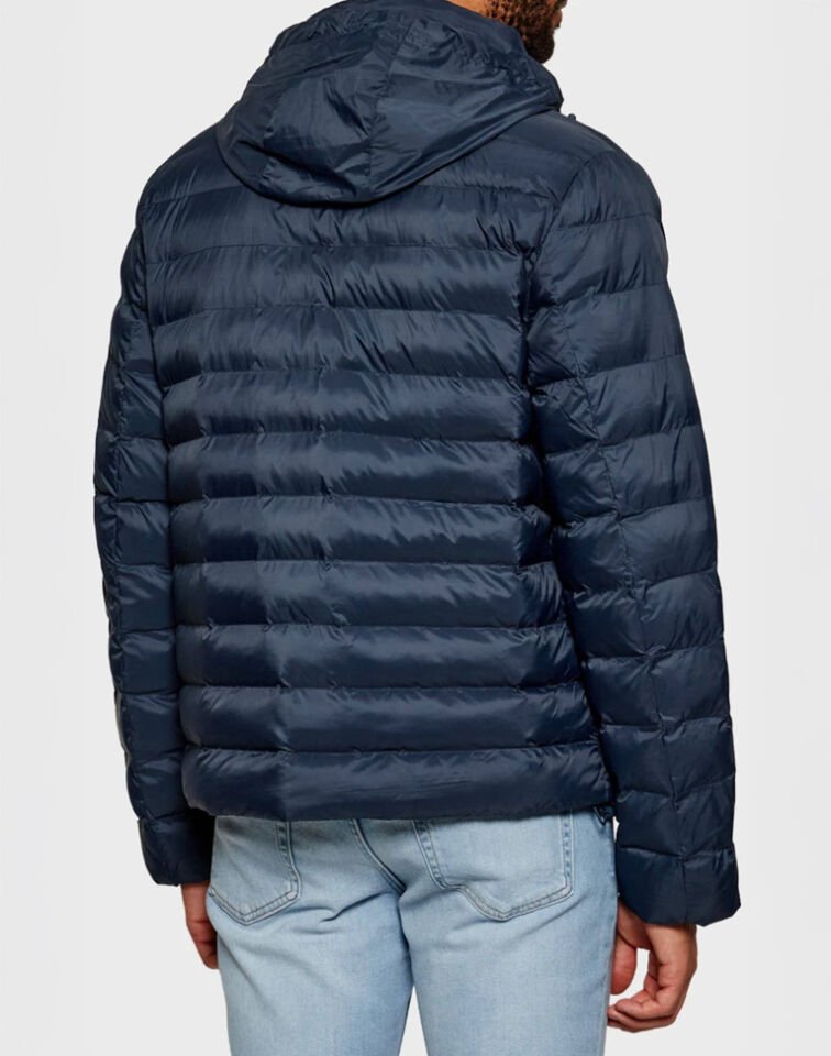 LS NYLON LT WT HOODED FZ PUFFER