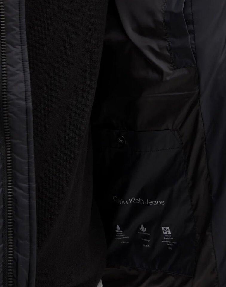 LS NYLON LT WT HOODED FZ PUFFER