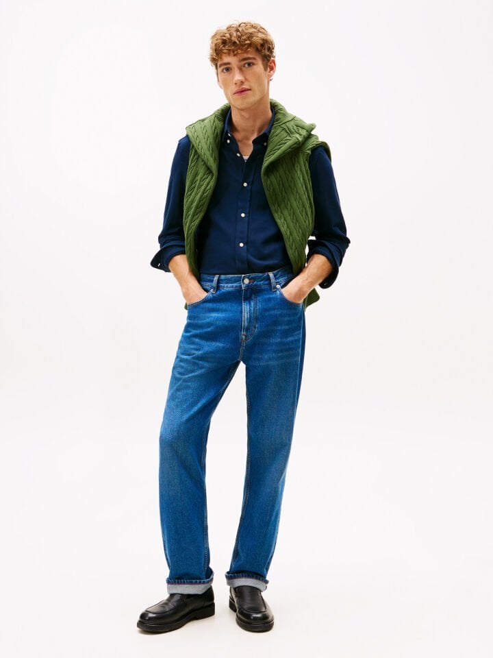 KNIT PIQUE FEATHERWEIGHT SHIRT