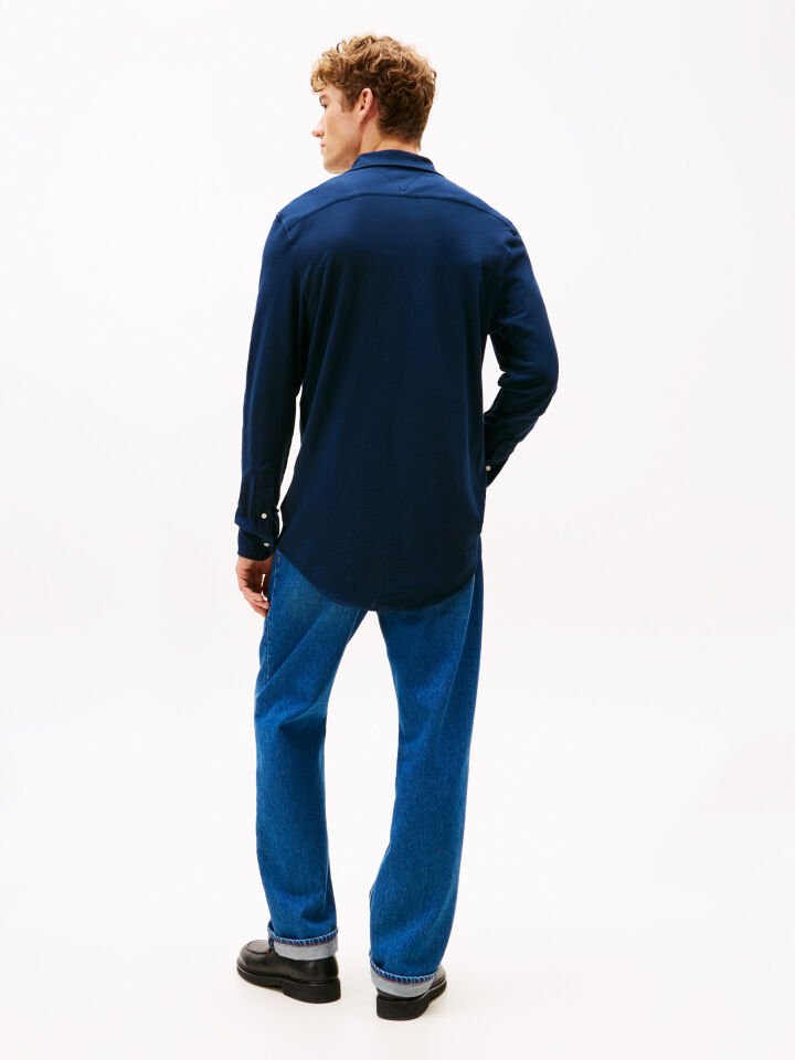 KNIT PIQUE FEATHERWEIGHT SHIRT