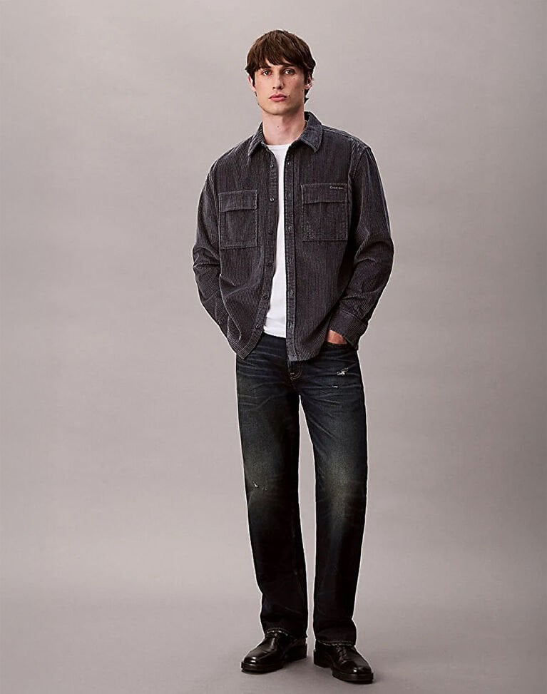 CORDUROY POCKET RELAXED SHIRT