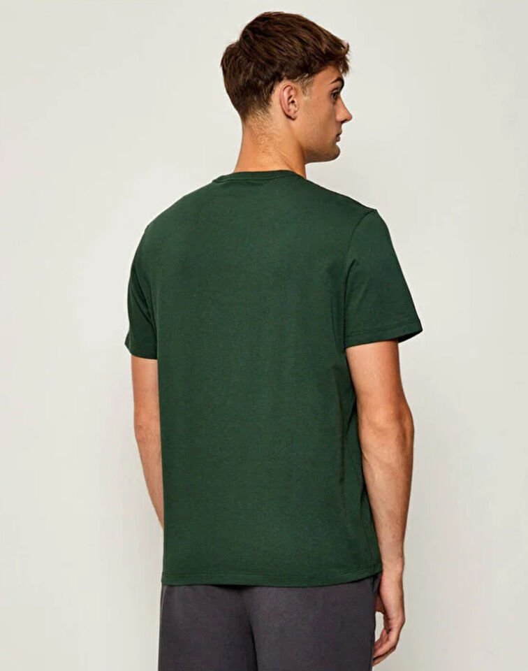 LOGOLU PAMUK T-SHIRT XL - Yeşil