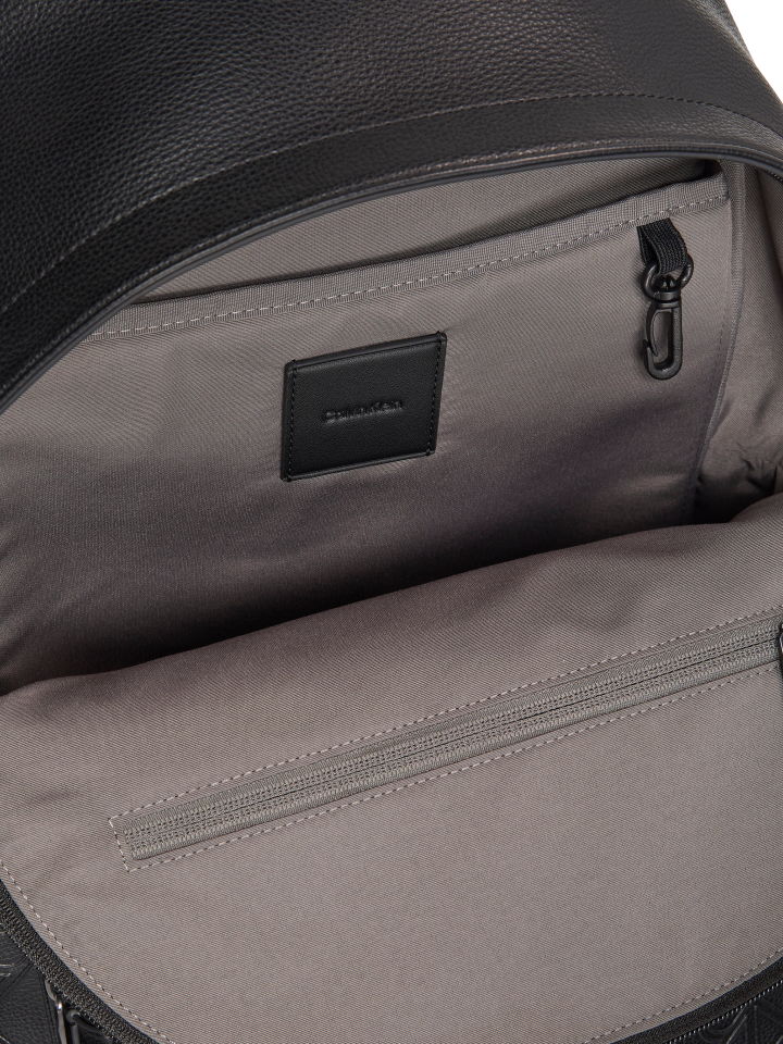EMBLEM AOP DEBOSS ROUND BACKPACK