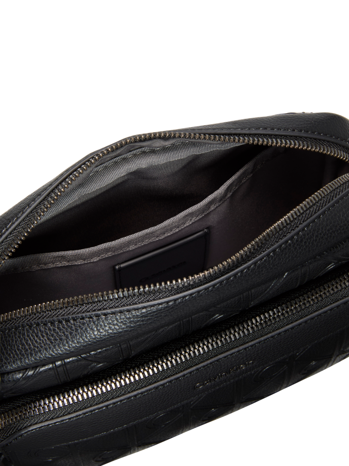 EMBLEM AOP DEBOSS CAMERA BAG