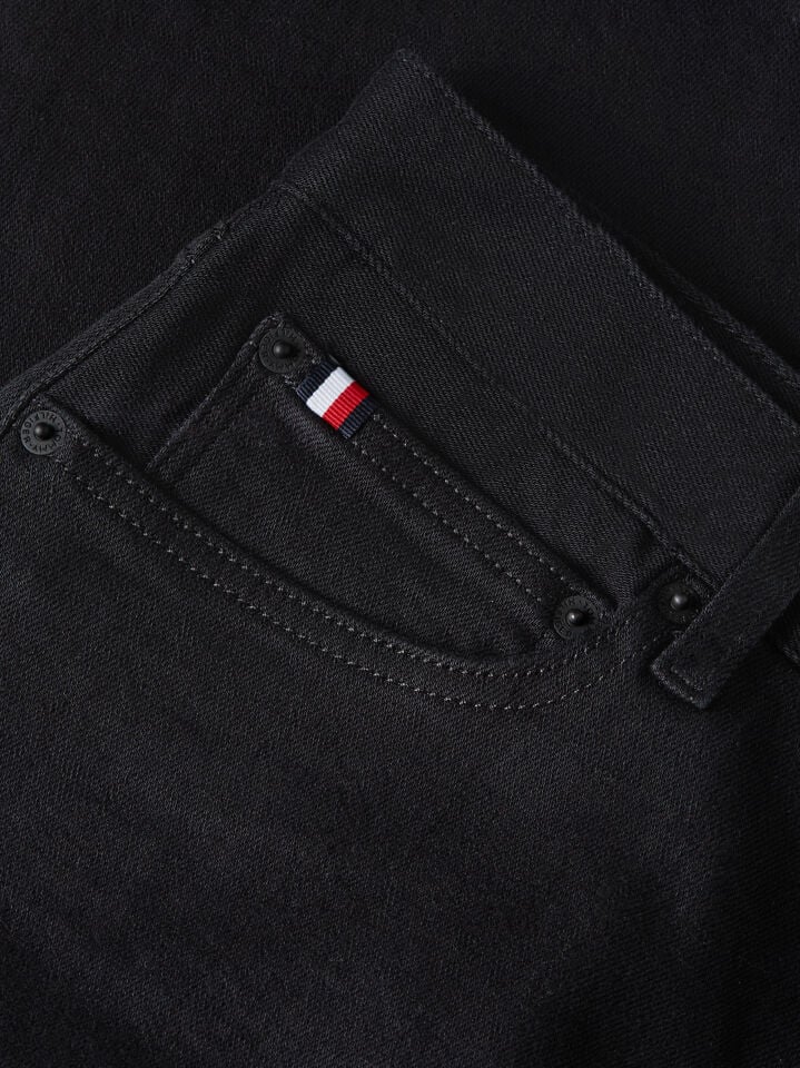 SLIM STRAIGHT DENTON STAY BLK DC