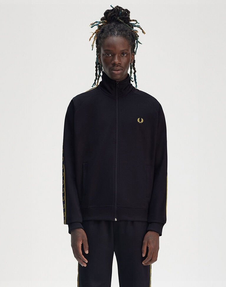 CONTRAST TAPE TRACK JACKET