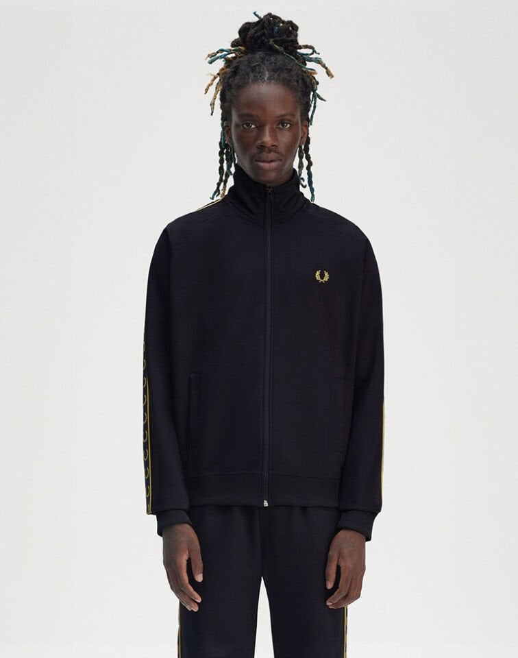 CONTRAST TAPE TRACK JACKET