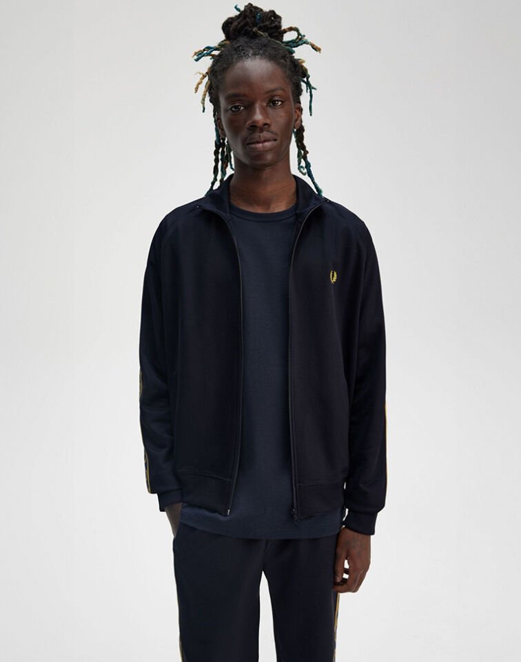 CONTRAST TAPE TRACK JACKET