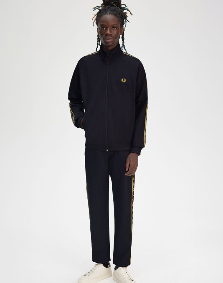 CONTRAST TAPE TRACK JACKET