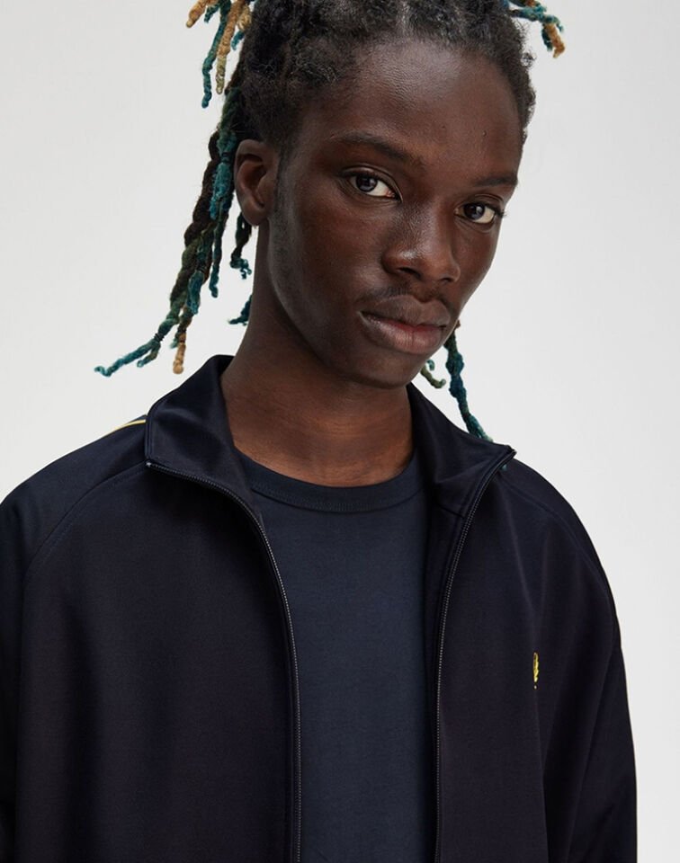 CONTRAST TAPE TRACK JACKET