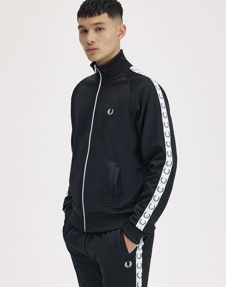 TAPED TRACK JACKET - Fermuarlı Spor Ceket