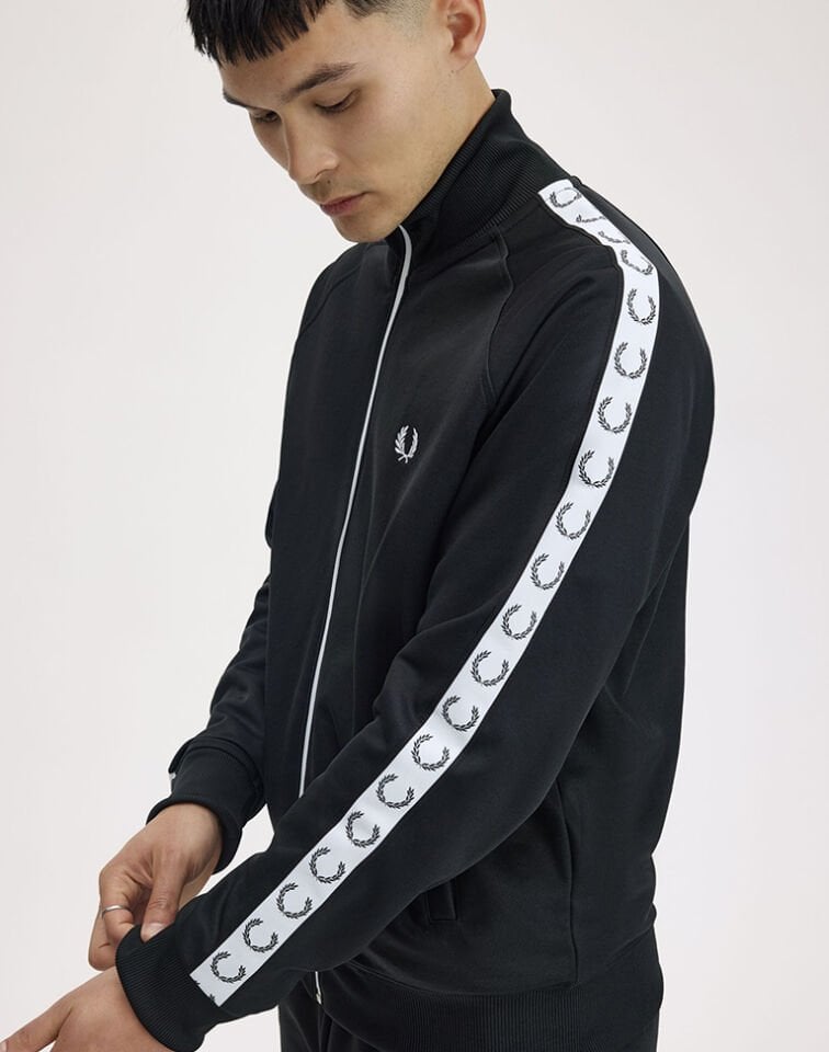TAPED TRACK JACKET - Fermuarlı Spor Ceket