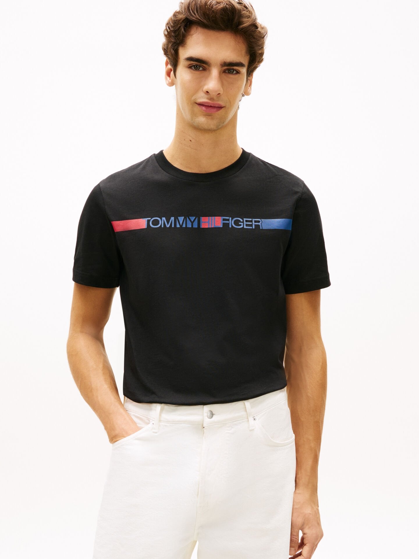 BRAND LOVE STRIPE TEE