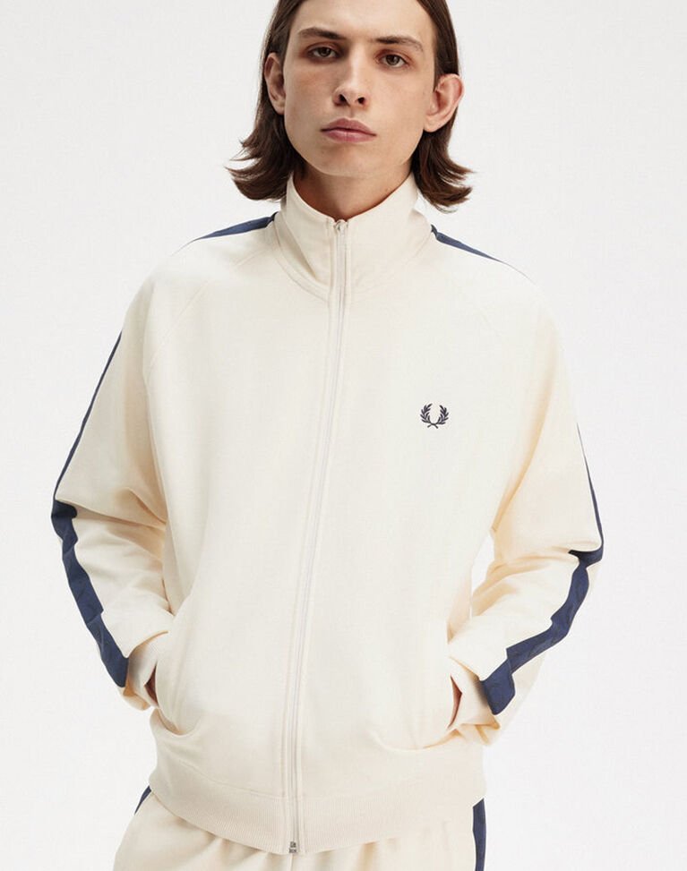 CONTRAST TAPE TRACK JACKET