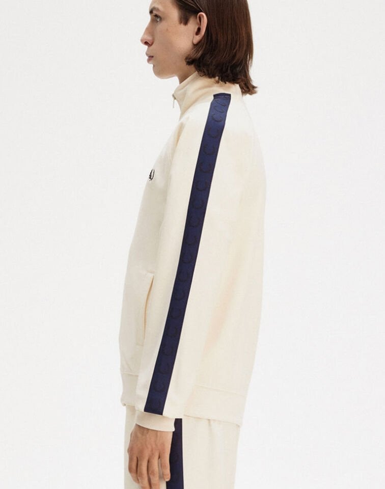 CONTRAST TAPE TRACK JACKET