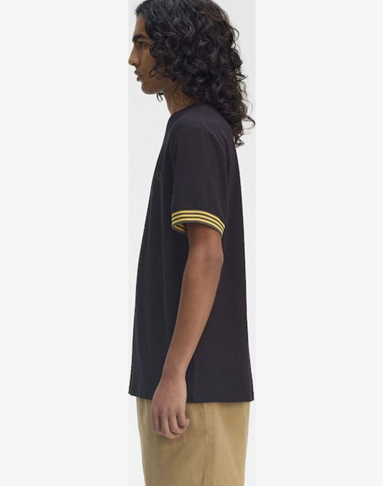 STRIPED CUFF T-SHIRT - Çizgili Kol Detaylı T-Shirt