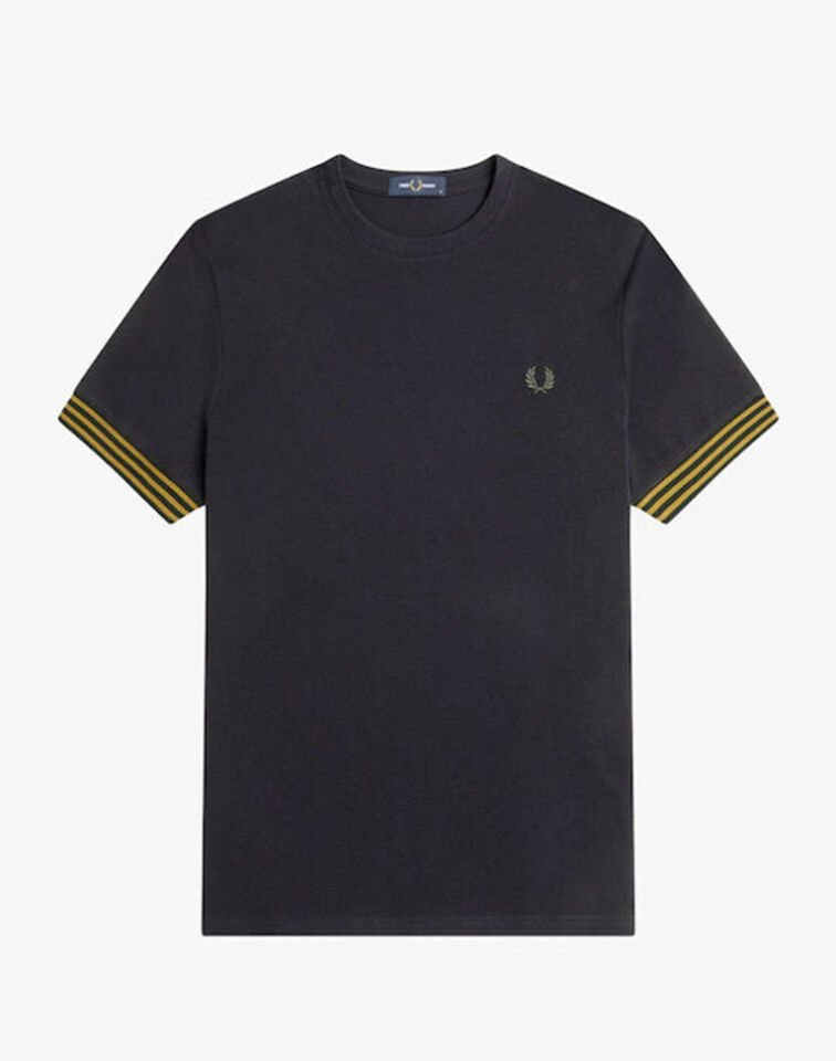 STRIPED CUFF T-SHIRT - Çizgili Kol Detaylı T-Shirt