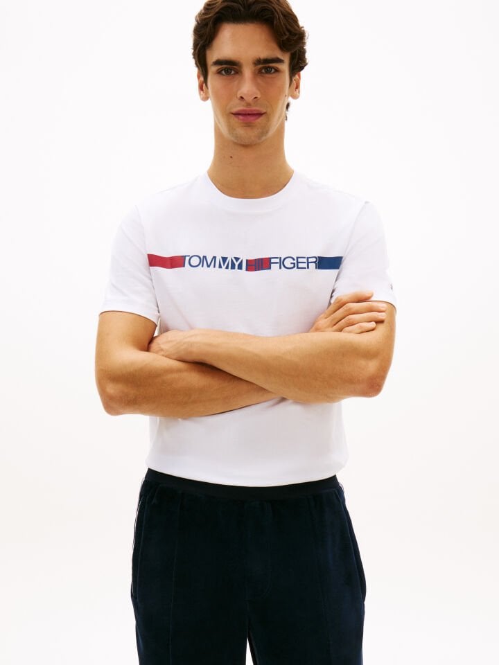 BRAND LOVE STRIPE TEE