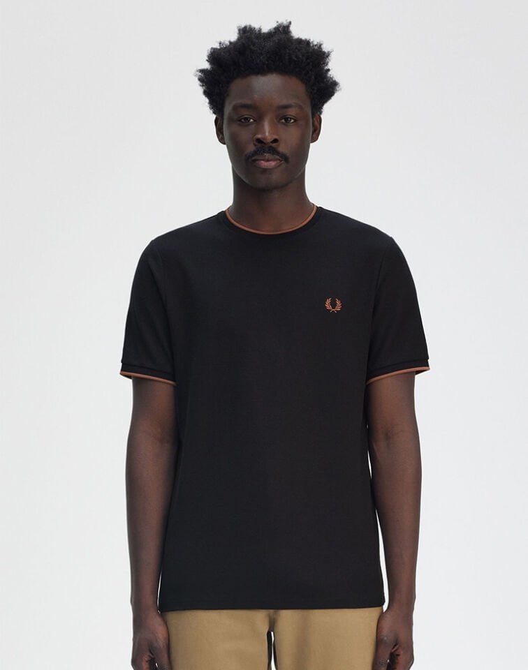 CREPE PIQUE T-SHIRT - Bisiklet Yaka T-shirt