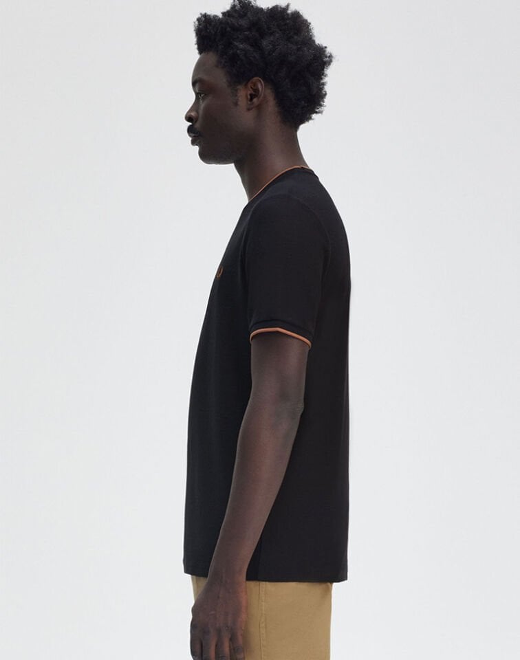 CREPE PIQUE T-SHIRT - Bisiklet Yaka T-shirt