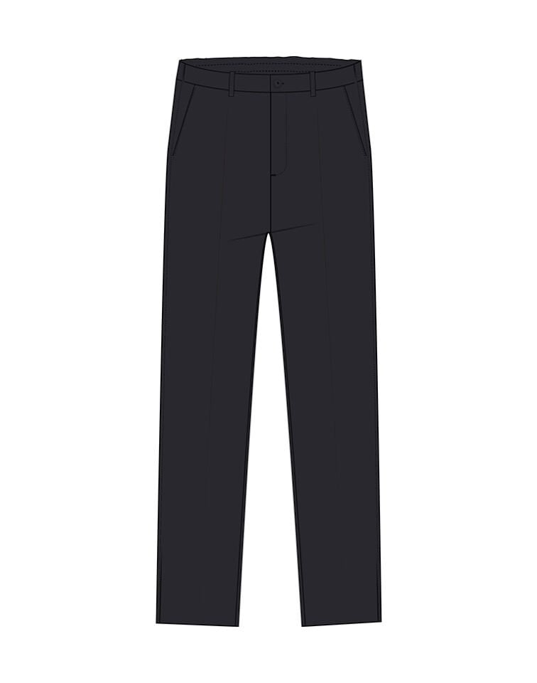 STRAIGHT SEERSUCKER HALF ELASTIC 32 - Lacivert