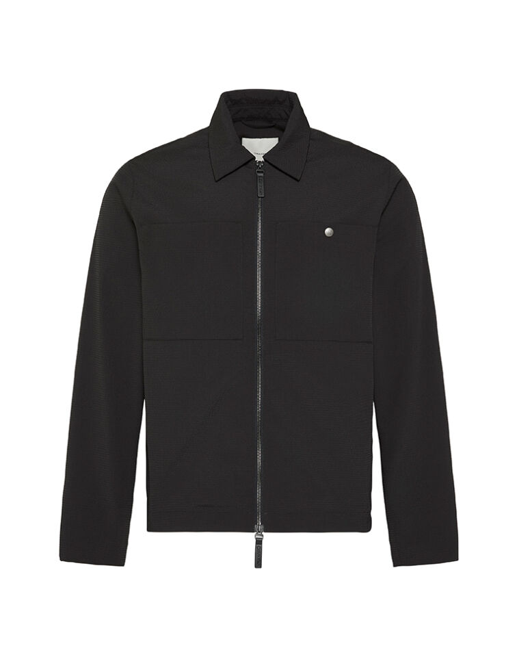 SEERSUCKER BLOUSON SPOR CEKET