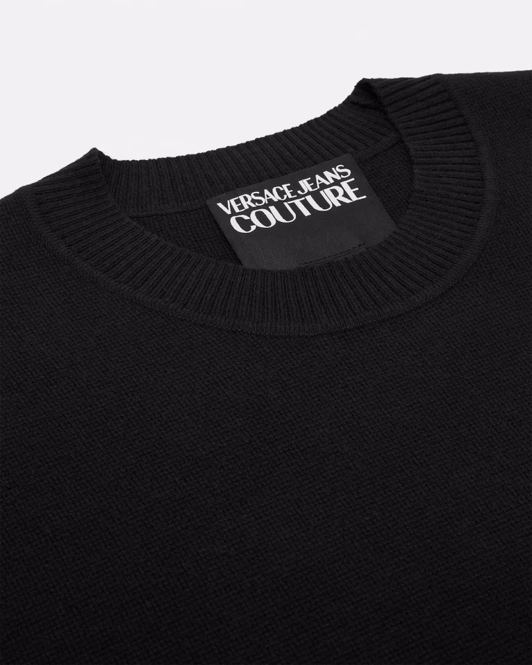 V-EMBLEM SLIM FIT Pamuk-Kaşmir Kazak