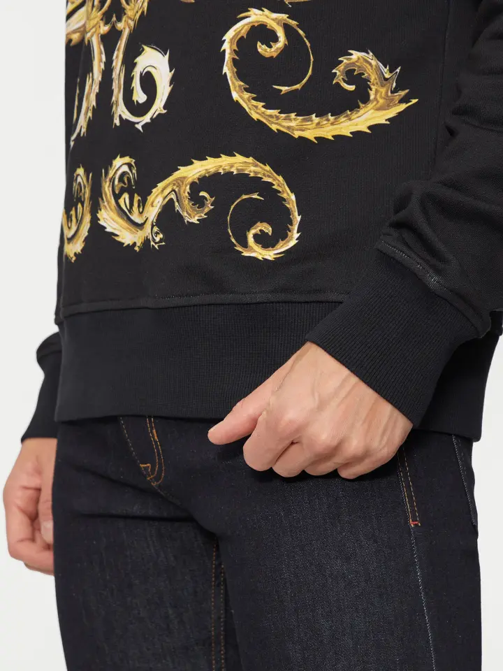 GOLD LOGO SWEATSHIRT