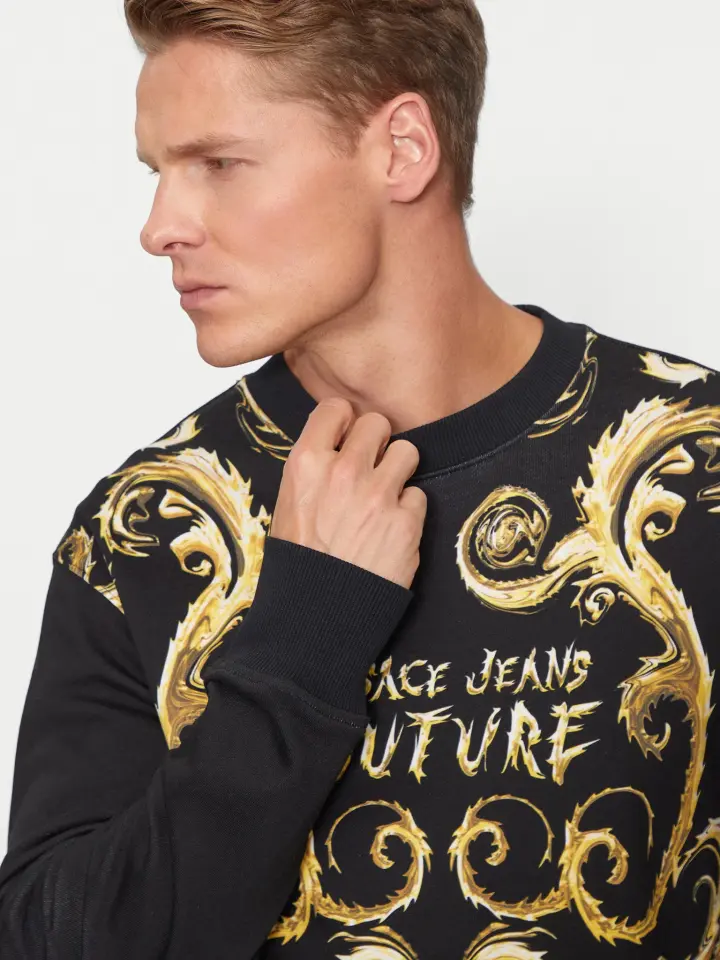 GOLD LOGO SWEATSHIRT