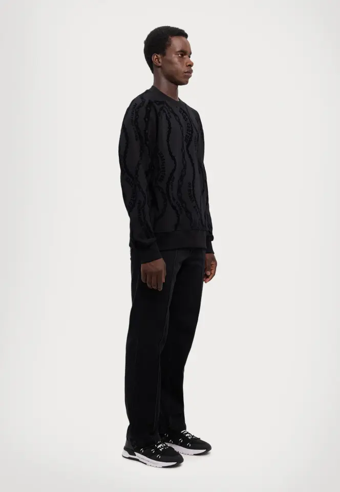 FLEECE FLOCK Siyah Sweatshirt