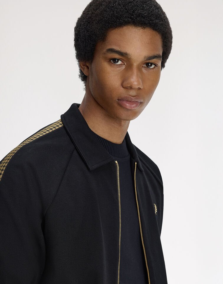 CROSS TAPE TRACK JACKET