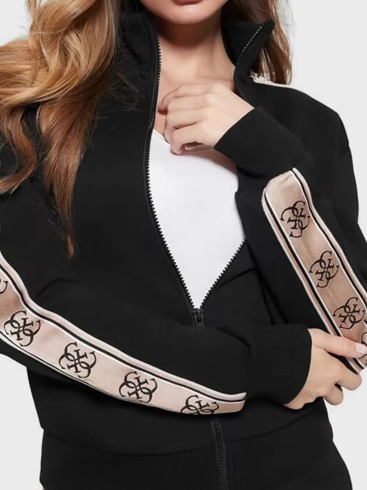 BRITNEY FULL ZIP SWE - Kadın Fermuarlı Sweatshirt