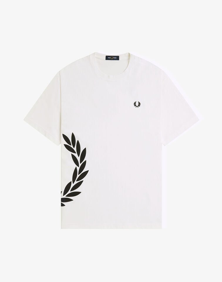 TEXTURED LAUREL WREATH T-SHIRT